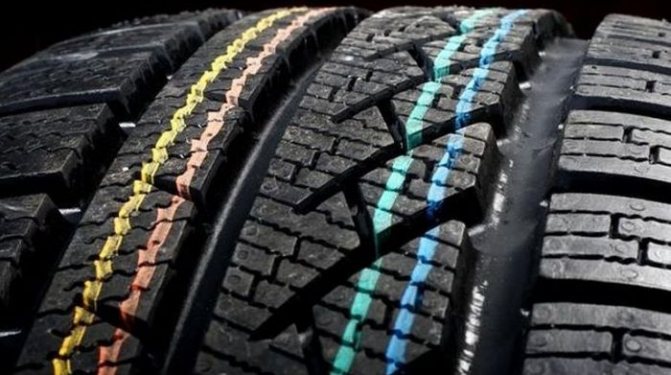 Что означают точки на шинах