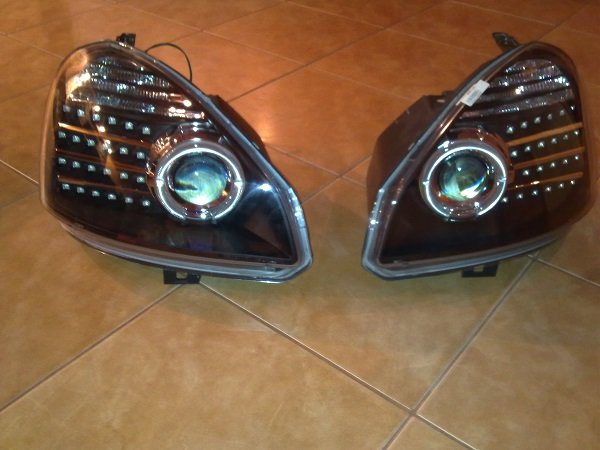 Передние фонари с линзами