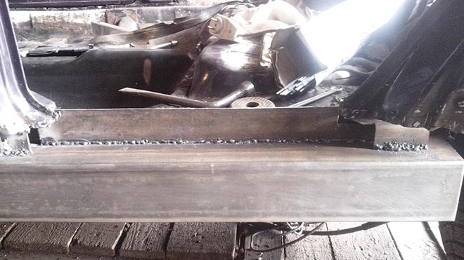 Усиление квадратным профилем