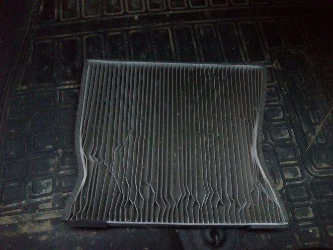 Забитый фильтр