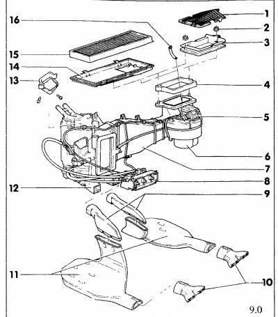 Замена Радиатора Печки Ауди 80 Б4 Видео